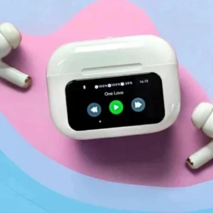 Fixon True Wireless ANC Earbuds with LCD Touchscreen Display Bluetooth  (White, True Wireless)